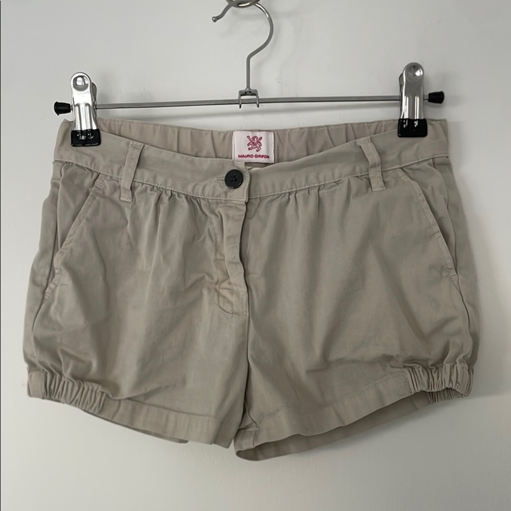 Mauro Grifoni Italian Designer Casual Kids Beige Shorts Cotton 6 Years
